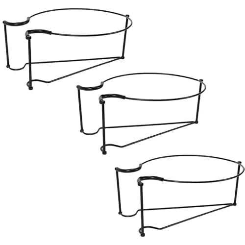 zeryor Supporto per Piante Appendibile in Metallo, Supporto per Piante da Ringhiera per Balcone Esterno, Recinzione, Terrazzo, Veranda, Supporto in Ferro Staccabile per Piante Piccole (3 PEZZI)