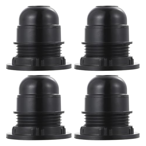 DOITOOL 4個 電球ソケット 軽量アルミ製耐久ランプホルダー 標準口対応 照明用固定簡単アクセサリー