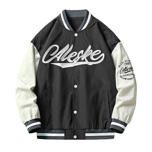 Blouson de baseball homme décontracté pour sorties extérieures et urbain