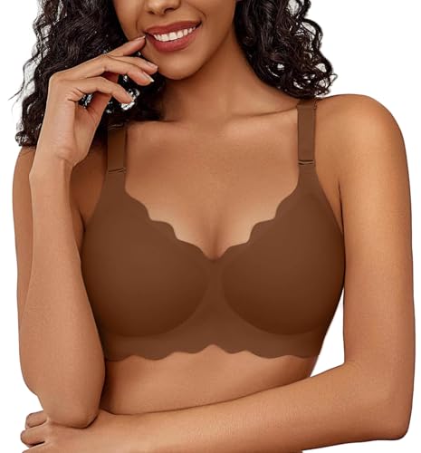 Image of Avidlove Wireless Bras for Women Comfort Seamless Bra Smooth Bralette Everyday Sleep Jelly Bras Regular and Plus