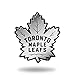 Produktbild NHL Rico Industries  Chrome Finished Auto Emblem 3D Sticker, Toronto Maple Leafs