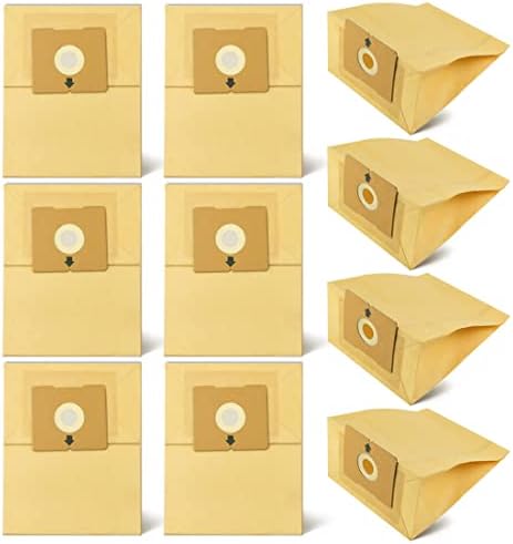 10 Pack Vacuum Bags for Bissell 4122, 2154A, 2154W, 2154, 4122D, 1668, 1668C, 1668W, 1608, 2154C Zing Bagged Canister Vacuum, Part # 2138425, 213-8425