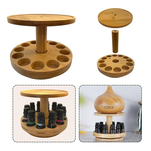Soporte Circular de Madera para Difusor de Aceites miniatura 4