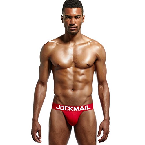 JOCKMAIL 3PCS/Pack Men Cotton Briefs Mens Underwear Breathable Briefs Low Rise Men Underwear2