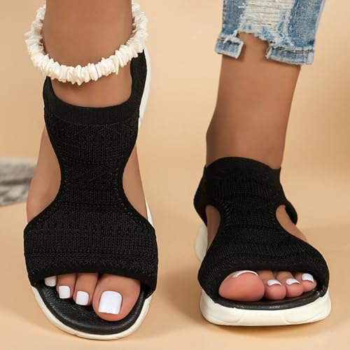Sandalias ortopédicas de mujer con recortes y suela antideslizante 3