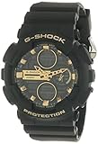 Relógio CASIO G-SHOCK feminino preto anadigi GMA-S140M-1ADR