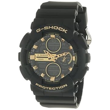 Relógio CASIO G-SHOCK feminino preto anadigi GMA-S140M-1ADR