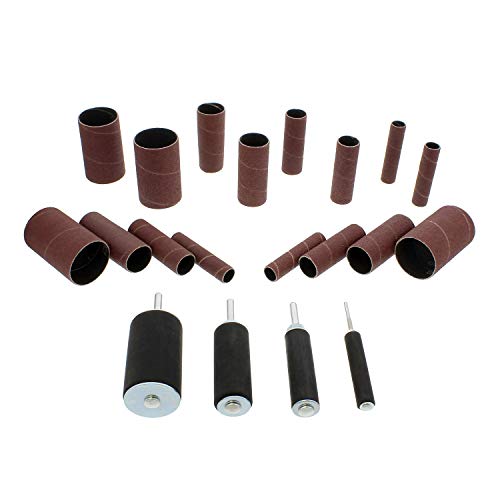 ABN Drum Sanding Kit 20Pc Sanding Drum for Electric Drill Press Drum