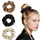 Tissu de qualité supérieure : Fabriqué à partir d’un tissu de haute qualité, doux et doux pour la peau, chaque chouchou est livré avec une bande élastique durable qui minimise l’arrachage des cheveux sans les endommager. Il ne glisse pas et est d’une grande aide dans votre coiffure.