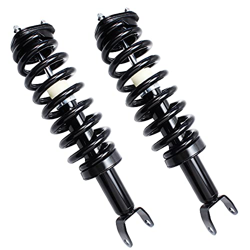 Image of Detroit Axle - 4WD Front Struts for 2006 2007 2008 Dodge Ram 1500 Complete 2 Struts with Coil Spring Assembly Replacement Left & Right Quick Install Ready Suspension Strut Shock
