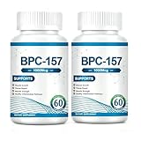 Bureebo 2PCS BPC-157 Peptide Capsule 1000MG Supports Overall Health and replenishes Energy.Gluten Free ，120 Capsules