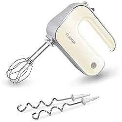 Amasadora Masterchef Bosch MFQ40301-Producto Masterchef Batidora de Mano, 500 W, Stainless Steel, Vainilla