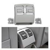 NVNZMFPPW Grille De Ventilation Avant Et Arrière pour Mercedes pour Benz W204 Classe C C180 C200 C220 C230 C260 C300 350 2007-2011(Rear Grey)