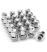 YIZBAP 20PCS 14x1.5 Chrome Lug Nuts, M14x1.5 OEM Factory Mag Washer Style Lug Nuts 1.8" Tall 7/8'...