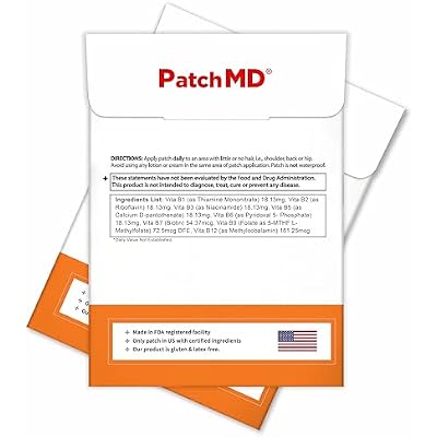 PatchMD - B12 Energy Plus Patches - 60 Days Supply