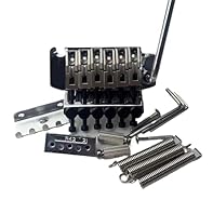 . String Spacing from E to E: 54mm . Spacing between binding posts: 74mm . Chrome plated base plate and nickel saddles