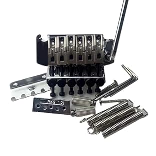 . String Spacing from E to E: 54mm . Spacing between binding posts: 74mm . Chrome plated base plate and nickel saddles