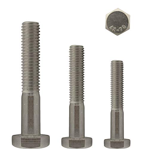 Sechskantschrauben M8 X 65 mit Schaft 10 Stück Maschinenschraube Falk-Schrauben Teilgewinde DIN 931 Edelstahl A2 V2A Cover