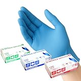大日産業 ニトリル 手袋 ブルー パウダーフリー Mサイズ 100枚 食品衛生法適合 使い捨て グローブ