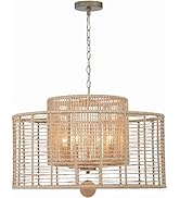 Jayna 4 Light Burnished Silver Chandelier - Ceiling Light Fixture - Chandeliers for Hallway, Livi...