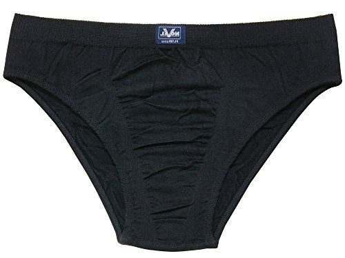 Image of Bralux Mens Briefs Combed Cotton Solid Underwear Combo Set with Soft Concealed Waistband