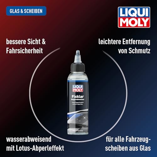 LIQUI MOLY Fix-Klar Regenabweiser | 125 ml | Autopflege | Art.-Nr.: 1590, farblos