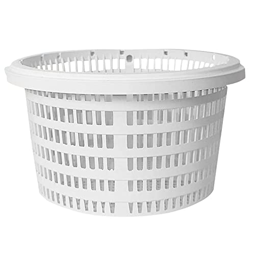 Panier Skimmer Piscine, Panier De Remplacement Pour Skimmer De Piscine 19 Cm, Panier Rond Pour Skimmer De Piscine Pour Filtre Les Feuilles, L'herbe, Les...