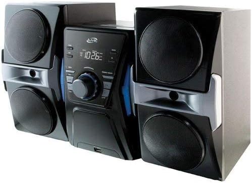 iLive Mini Stereo Sound System with Bluetooth v2.0 Wireless Technology & CD Player: CD, CD-R/RW, Features Digital FM Radio (PLL) & 10 Station Presets, USB Port for Mobile Phone Charging and Fully Function Remote Included