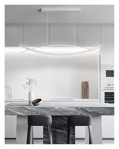 Plafonnier salon dimmable avec lampe télécommandée pour table repas
