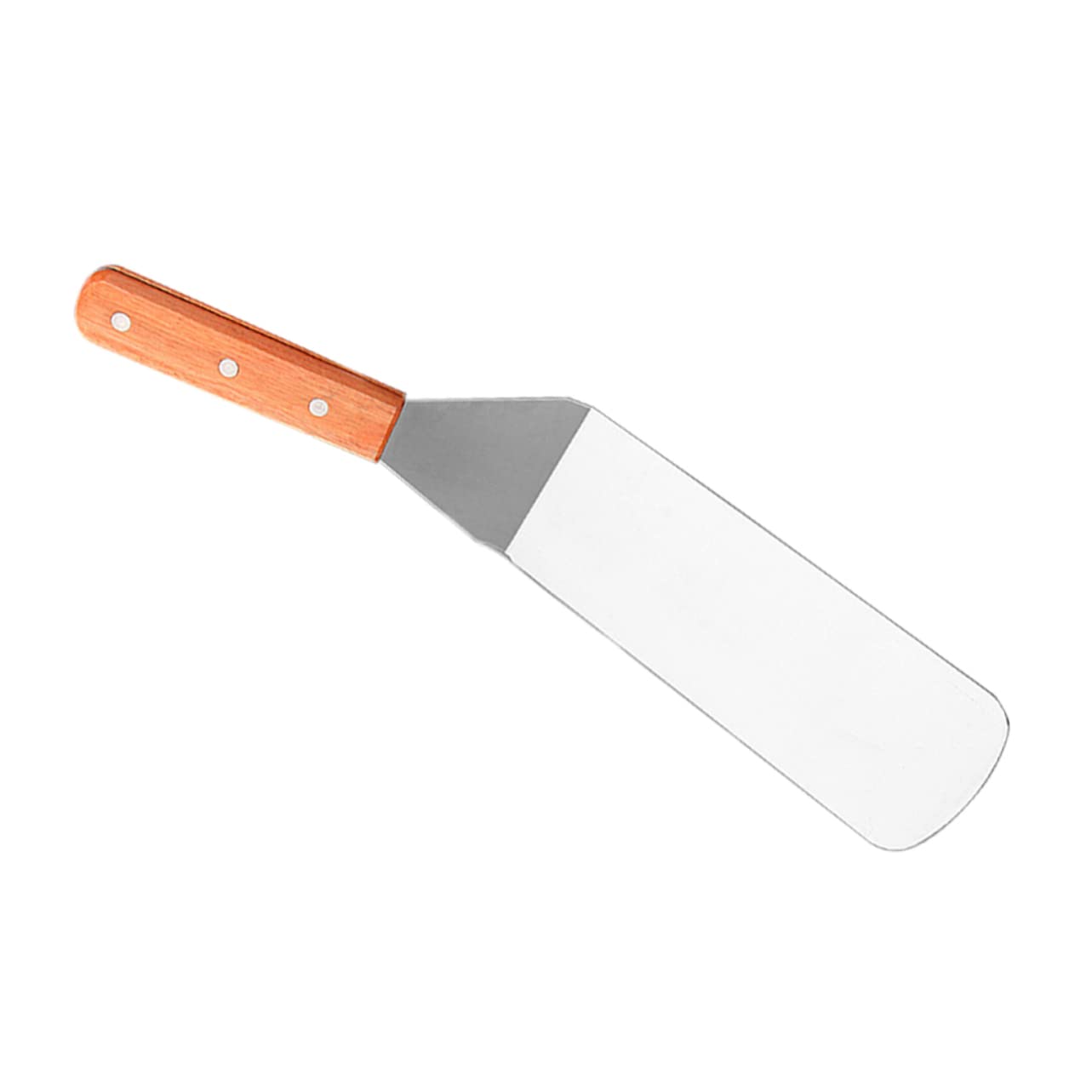 GRADENEVE Cooking Spatula Flattop Grill Hibachi Grills Charcoal Grill Non-Stick Frying Pan Wok Fish Slice Pancake Turner Spatula Dough Spatula Flat Grill Spatula Griddle Stainless Steel