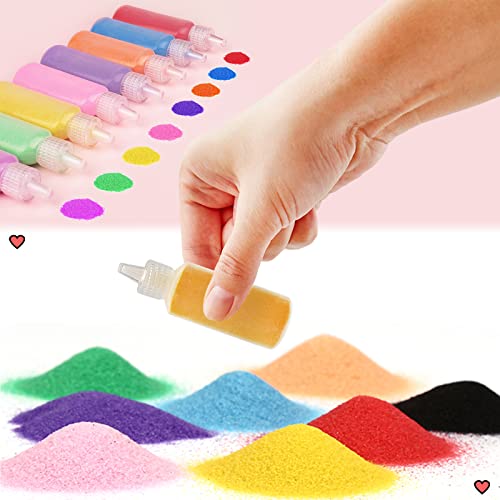 Fottaqqan FO338890 28 Pcs Art Sand,Diy Arts And Crafts Kit,Terrarium Sand Play thumb #4