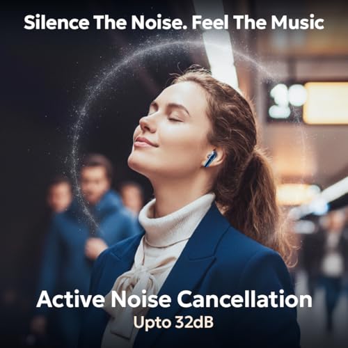 Image of TEMPT Cult Pro | 32db ANC | 8hrs on Single Charge | 13mm Bass Driver | 65ms Auto Latency, LC3 Codec | Clear Calls with Quad Mic | Wireless Earbuds Powered by OxyAcoustics | IPX5 & BT 5.3 TWS (Blue) | inch65ms Auto Latency, LC3 Codec, Quad Mic Calls, OxyAcoustics, IPX5, BT5.3 TWS