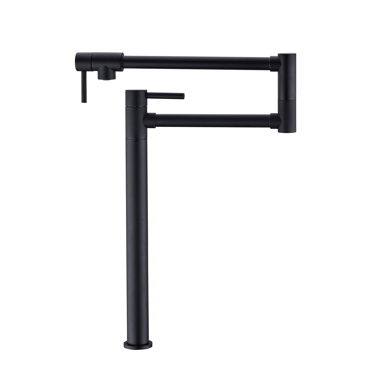 Robinet de remplissage de casserole noir mat pivotant à 360 pour cuisine
