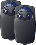 Garagentoröffner Handsender für Telebedienung NICE, Tor-Telebedienung 433,92 MHz, 2 canales, compatible con Flo1r-s, Flo2r-s, Flo4r-s 2 pegados