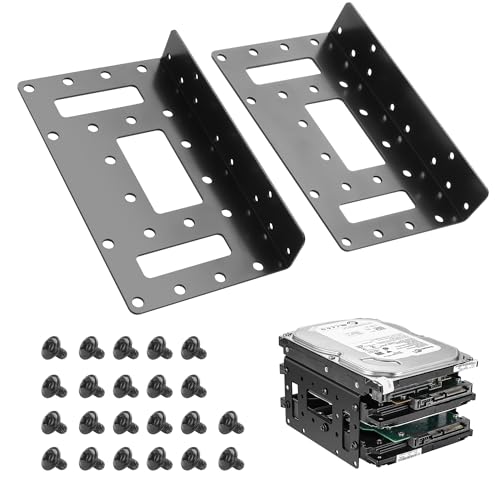 YAODHAOD 2.5" to 3.5" SSD/HDD Mounting Bracket, Up to 4