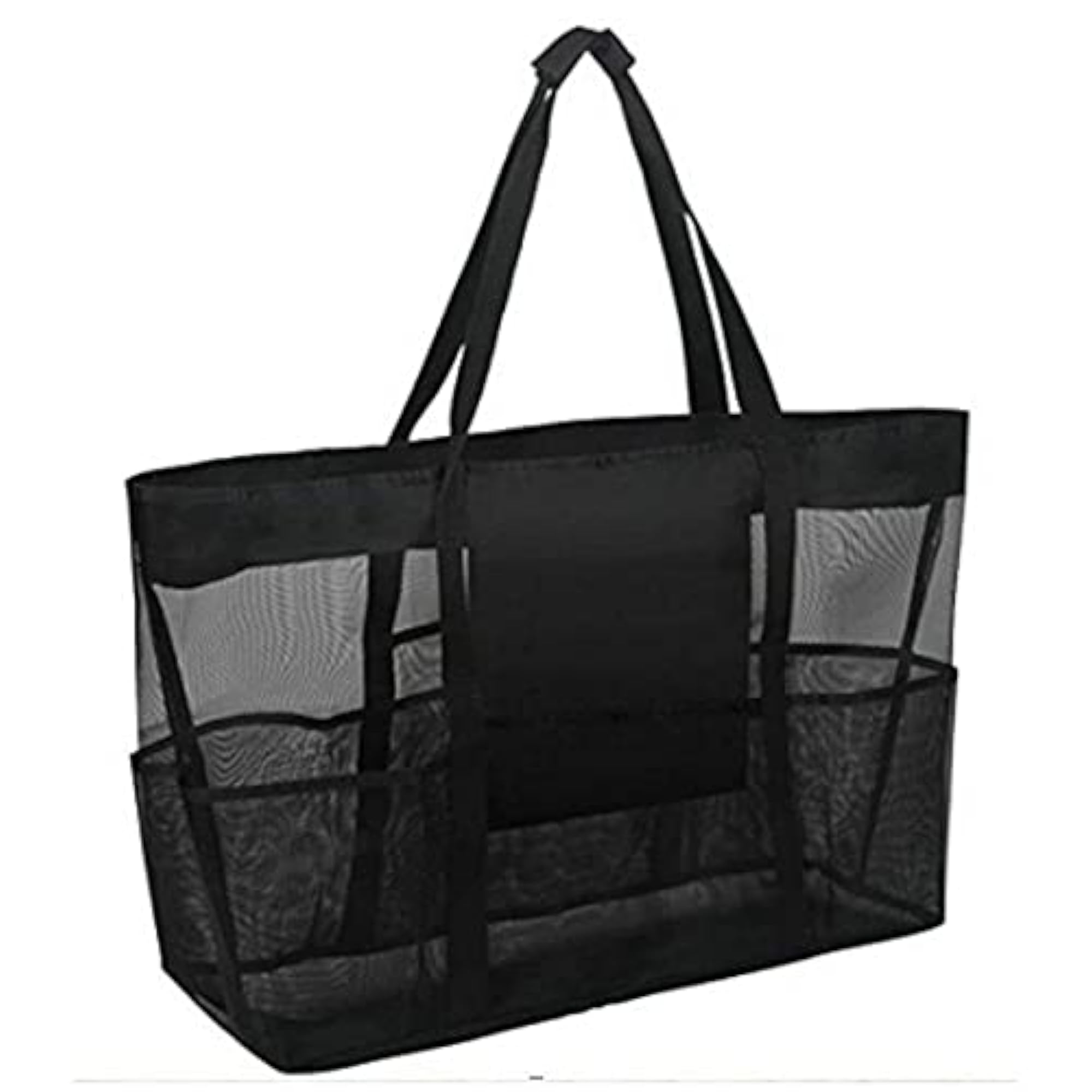 Portable Mesh Beach Tote Bag for Women