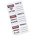 Master Lock, 0410-5701, Write On Padlock Label, PK49