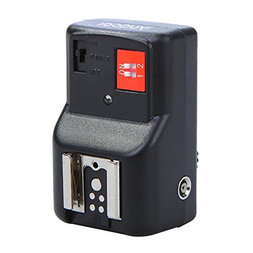 Andoer Trigger Flash Universale 4 Canali Senza Fili A Distanza Speedlite Flash Trigger Universale 1 Trasmettitore E 1 Ricevitori