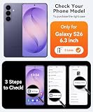 CANSHN Magnetyczne Etui kompatybilne z Samsung Galaxy S26 z Pełną Ochroną Aparatu, Półprzezroczyste Matowe Wstrząsoodporne - Głęboki Fiolet