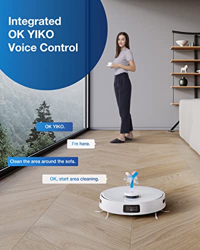 ECOVACS DEEBOT T10 Plus Robot Aspirateur 3000Pa,avec Station d'auto-Nettoyage, Nettoyage Automatique de serpillière, Évitement d'obstacles, serpillière oscillante OZMO Pro 3.0, Navigation TrueMapping - Image 8