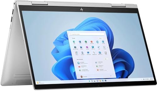 Image of HP 2024 Laptop | Envy x360 2-in-1 | 14 inch 1920 x 1080 Touch IPS | Intel-10 Core 5 120U | 8GB DDR4 | 512GB SSD | Windows 11 Home | Wi-Fi 6E - BT 5.3 - Backlit KB - 5MP Camera - Natural Silver