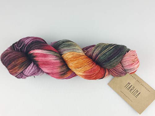 Manos Del Uruguay Marina N8673 Appalachian, 100g, Hand Dyed Lace Yarn