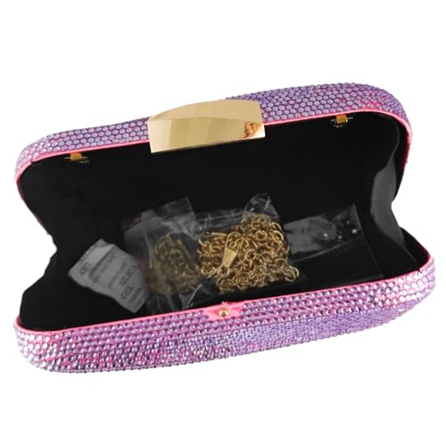 Image of Boutique De FGG Mini Rhinestone Clutch Purses for Women Formal, Luxury Crystal Clutch Evening Handbags, Party Dinner Purse