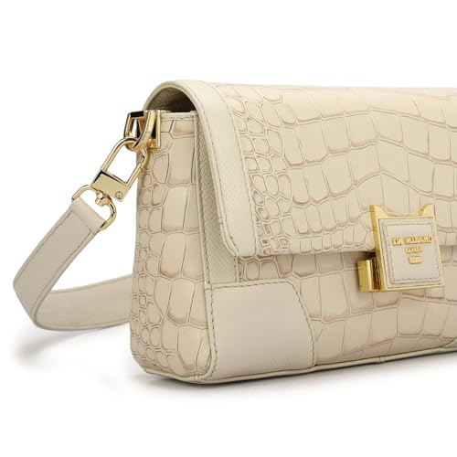 Image of Da Milano Leather Shoulder Bag for Women (01939OL)