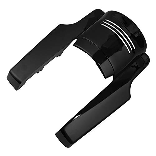 HIYOYO Vivid Black 5" Motorcycle Rear Fender Extension Stretched Filler For Harley Touring Street Gilde Road Gilde 2014-2024 by HIYOYO - Image 7
