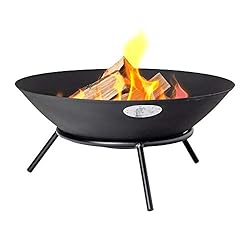 🔥 Heat-Resistant Cast Iron Build – Crafted from durable cast iron, this small outdoor fire pit offers superb heat retention and rust resistance—perfect for long-lasting warmth in any season. 🕳️ Oversized Bowl for Longer Burns – The wide, open bowl de...