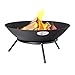 Price comparison product image Harbour Housewares 56cm Cast Iron Fire Pit - Outdoor Garden Fire Bowl Frazier Garden Patio Heater Stove for Wood Logs, Charcoal Burning, BBQ, Camping Firepit