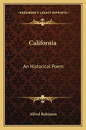 California: An Historical Poem