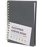 STOBAZA Notizblock zur Passwortverwaltung A6 mit Alphabetischen...