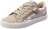 geox j kilwi girl b, sneakers bambine e ragazze, beige/argento (beige/silver), 24 eu